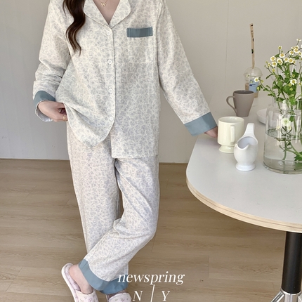 91家纺网 家纺一手货源 找家纺 纽约生活 2025新款有氧双层纱 蓝蔷薇