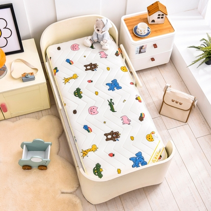 91家纺网 家纺一手货源 找家纺 总 嗨生活2025新款加厚A类针织面料乳胶床垫幼儿园儿童床垫