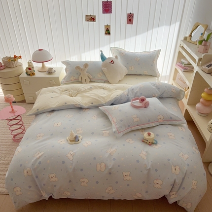 91家纺网 家纺一手货源 找家纺 （总）于果 2025新款全棉13370四件套