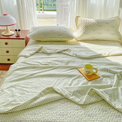 邵依家纺 2025新款A类凉感丝夏凉被印花夏被四件套空调被 塞纳