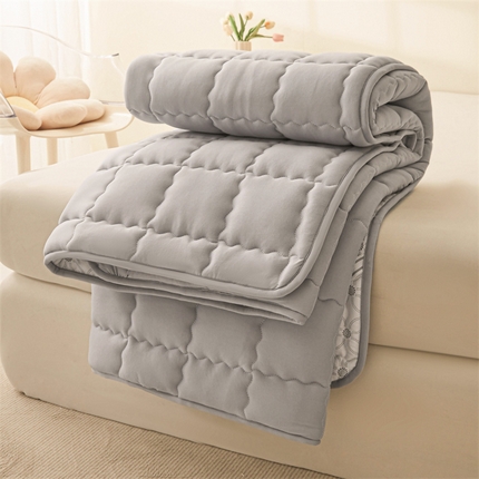 予梦 2025新款A类亲肤磨毛床护垫铺床褥子夹棉床垫 星辰灰