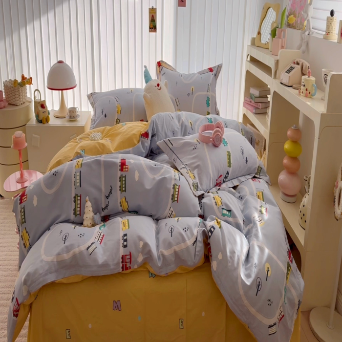 91家纺网 家纺一手货源 找家纺 （总）于果 2025新款全棉13370四件套