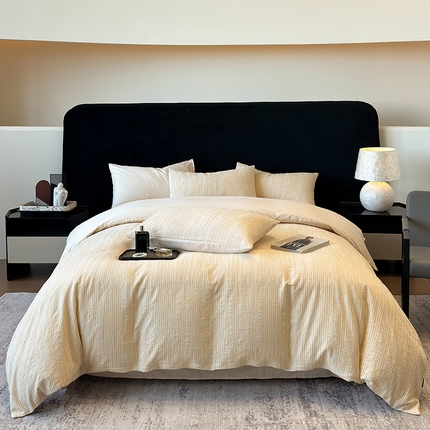 家居1号2025新款13372全棉提花四件套--简爱系列 简爱-黄