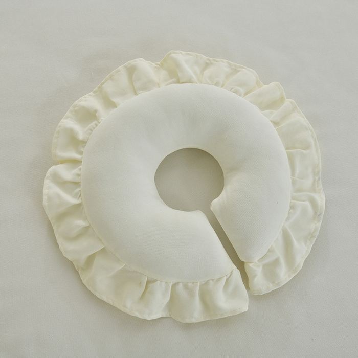 91家纺网 家纺一手货源 找家纺 不打烊家纺 2025新款贡棉美 容床罩印花款-花千城（支持logo定制）花千城米白色拼玉色