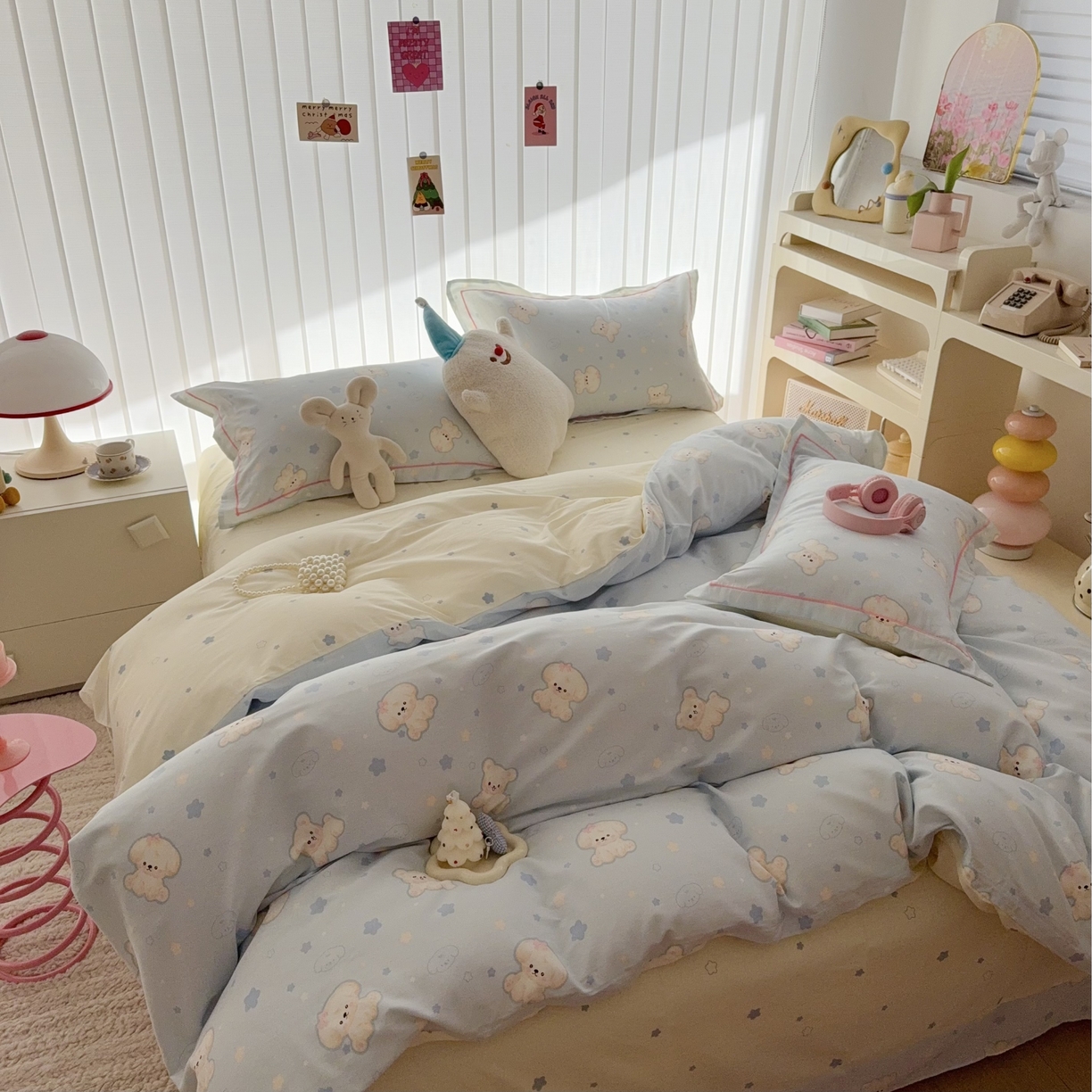 91家纺网 家纺一手货源 找家纺 于果 2025新款全棉13370四件套 小甜心