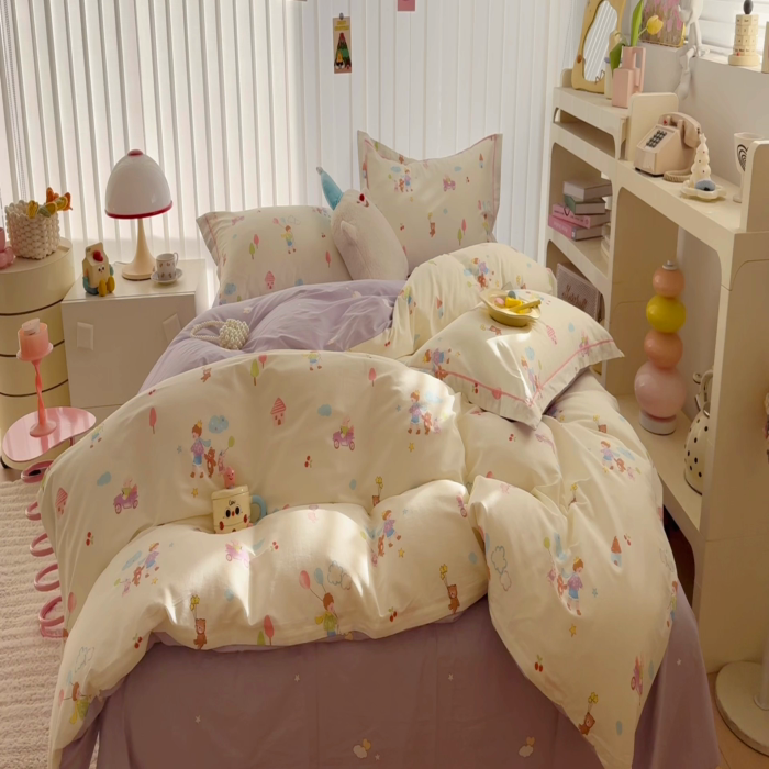 91家纺网 家纺一手货源 找家纺 （总）于果 2025新款全棉13370四件套