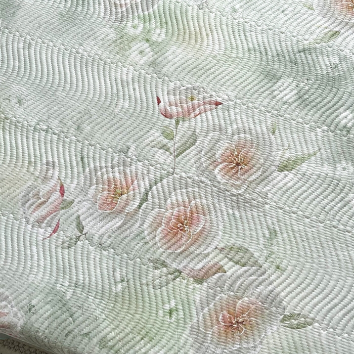 91家纺网 家纺一手货源 找家纺 手艺人家纺 2025新款精美蕾丝花边款夹棉绗缝炕盖榻榻米炕垫防滑炕垫炕盖榻榻米炕垫榻榻米垫床盖榻榻米炕盖炕垫KH01-KH27 KH03