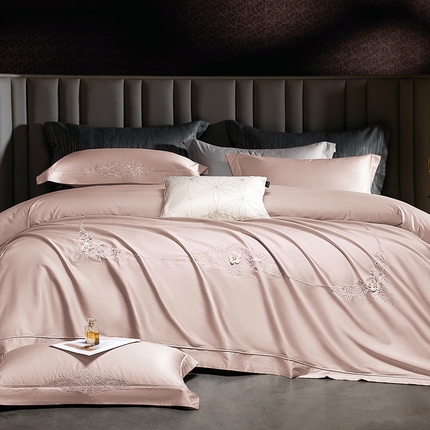 诗黛尔2025春夏新款全棉长绒棉刺绣四件套--巴洛克系列 巴洛克 公主玉