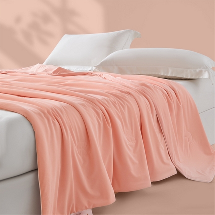 2025新款A类氨纶凉感天丝夏被纯色冰淇淋西瓜夏凉被空调被直播带货 香妃玉