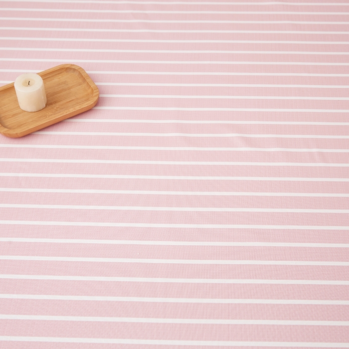 91家纺网 家纺一手货源 找家纺 慕梵家居 2025新款全棉老粗布床笠系列 全棉老粗布-宽条粉