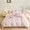 91家纺网 家纺一手货源 找家纺 木子家纺 2025新款水洗棉贝壳边四件套-锦绣前程系列 珊瑚粉