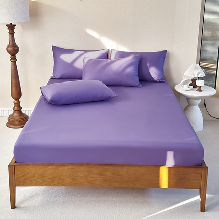 91家纺网 家纺一手货源 找家纺 （总）期遇2025新款13374纯色全棉床笠