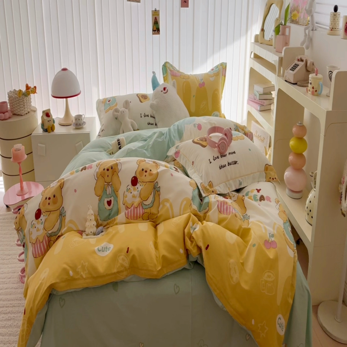 91家纺网 家纺一手货源 找家纺 （总）于果 2025新款全棉13370四件套