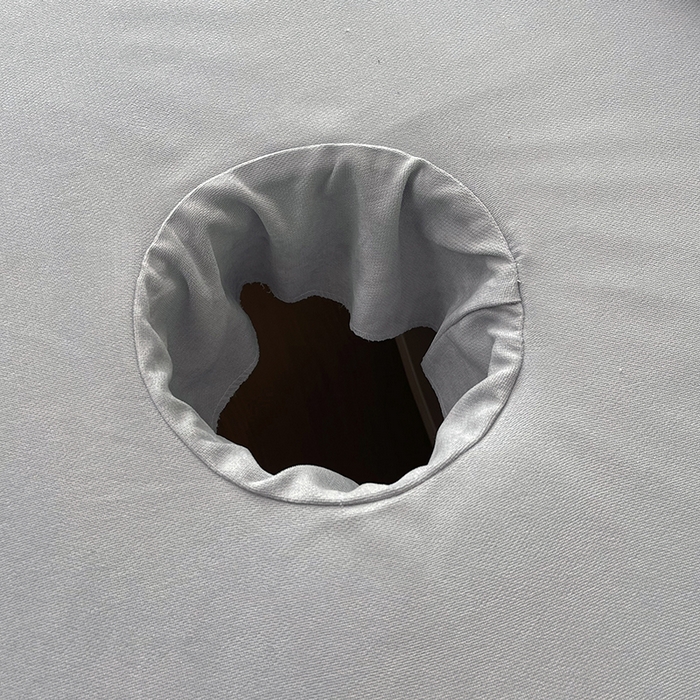 91家纺网 家纺一手货源 找家纺 不打烊家纺 2025新款贡棉美 容床罩印花款-梦之语（支持logo定制） 梦之语卡其色拼灰色