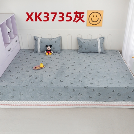 91家纺网 家纺一手货源 找家纺 手艺人家纺 2025新款雪尼尔复合炕盖榻榻米炕垫防滑炕垫炕盖榻榻米炕垫榻榻米垫床盖榻榻米炕盖炕垫XK3735XK3736 XK3735灰