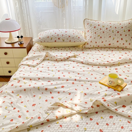 邵依家纺 2025新款A类凉感丝夏凉被印花夏被四件套空调被 享生活