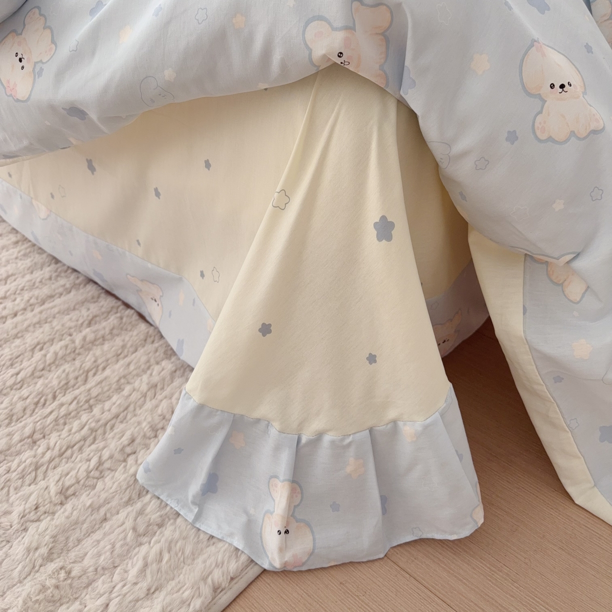 91家纺网 家纺一手货源 找家纺 于果 2025新款全棉13370四件套 小甜心