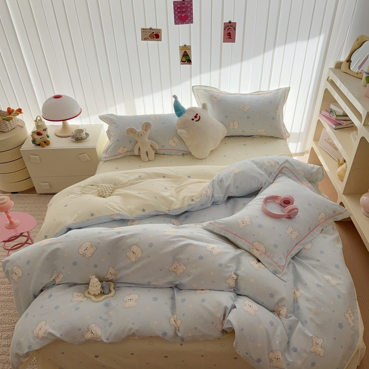 91家纺网 家纺一手货源 找家纺 于果 2025新款全棉13370四件套 小甜心