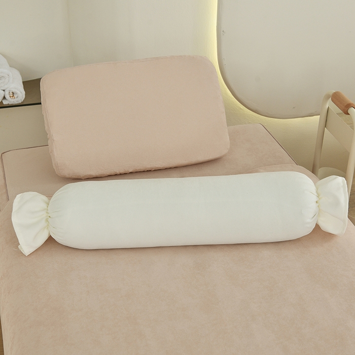 91家纺网 家纺一手货源 找家纺 不打烊家纺 2025新款贡棉美 容床罩印花款-花千城（支持logo定制）花千城卡其色