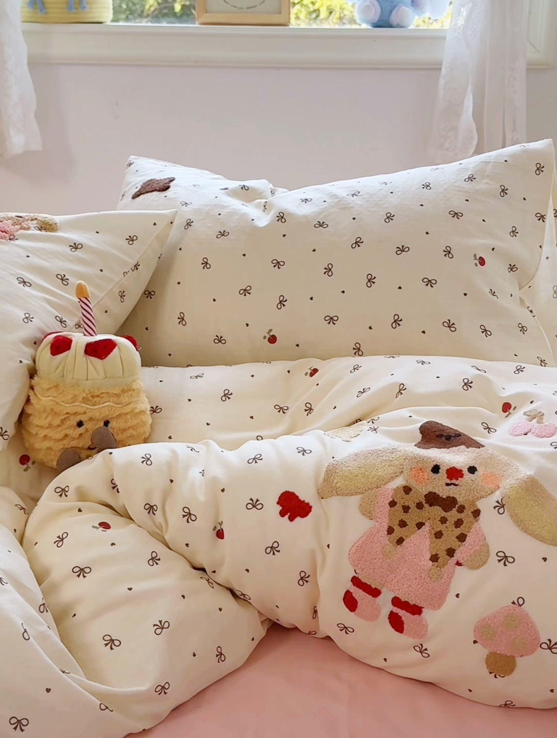 91家纺网 家纺一手货源 找家纺 （总）澳萝拉2025春夏新款全棉纯棉双层纱毛巾绣四件套