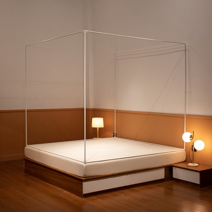 91家纺网 家纺一手货源 找家纺 （总）飞轮海2025春夏新款坐床式全包蚊帐-t55