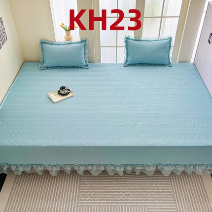 手艺人家纺 2025新款精美蕾丝花边款夹棉绗缝炕盖榻榻米炕垫防滑炕垫炕盖榻榻米炕垫榻榻米垫床盖榻榻米炕盖炕垫KH01-KH27 KH23