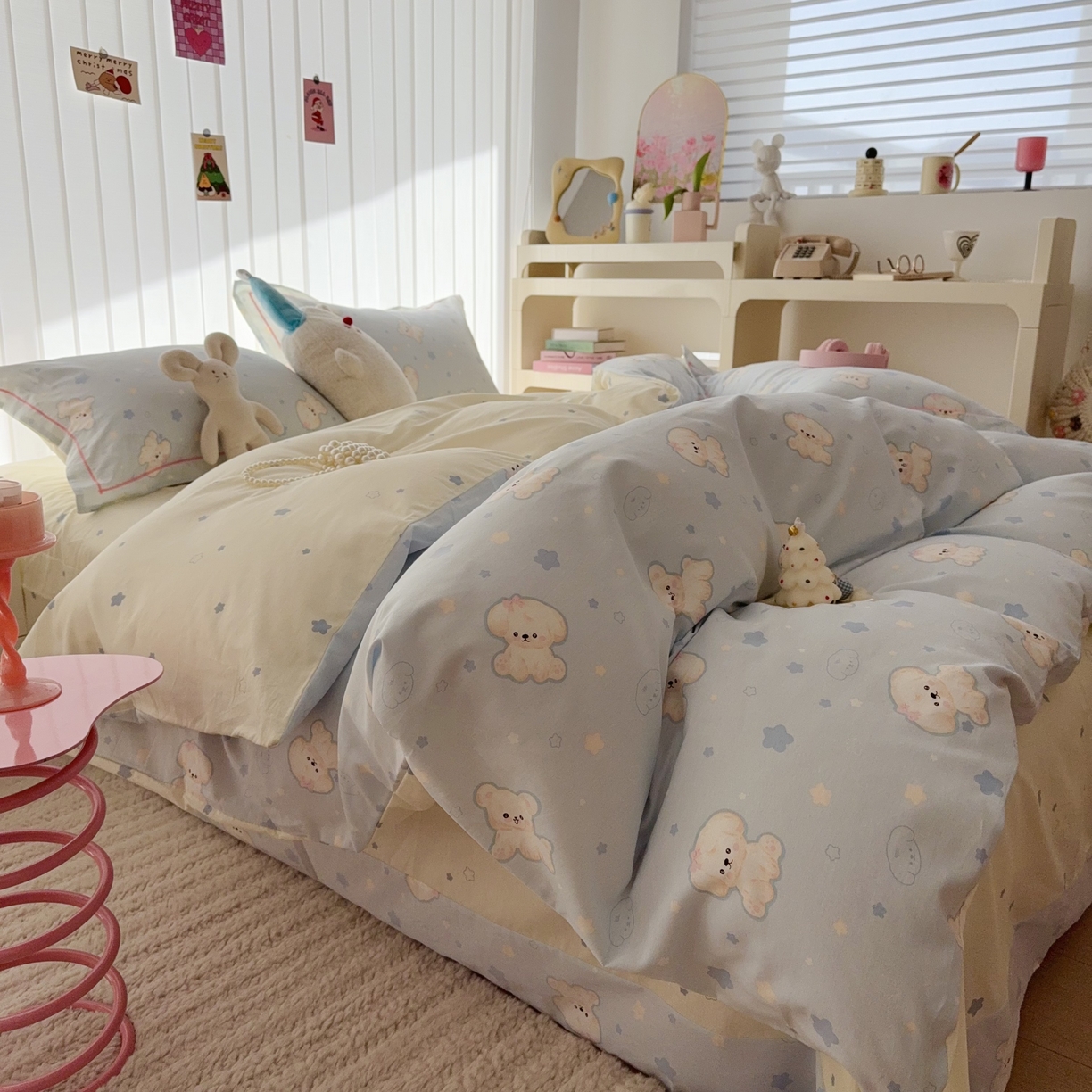 91家纺网 家纺一手货源 找家纺 于果 2025新款全棉13370四件套 小甜心