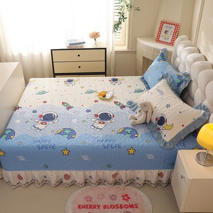 91家纺网 家纺一手货源 找家纺 美达家纺2025新款全棉夹棉榻榻米 太空卫士