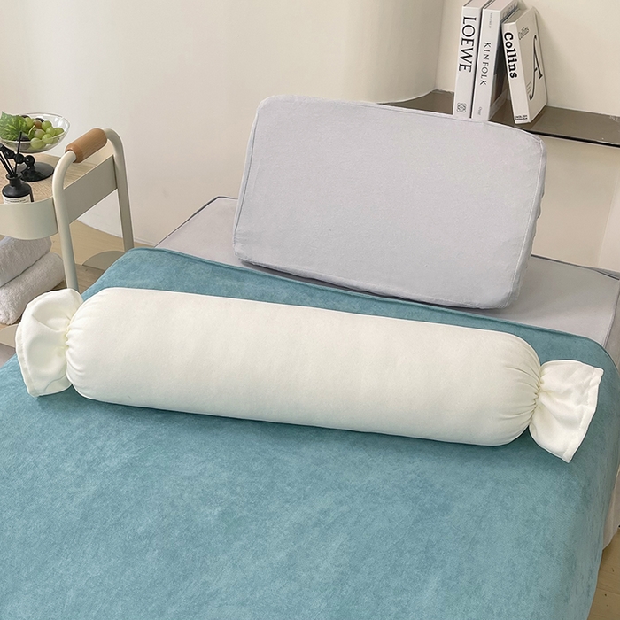 91家纺网 家纺一手货源 找家纺 不打烊家纺 2025新款贡棉美 容床罩印花款-梦之语（支持logo定制）梦之语绿色拼灰色