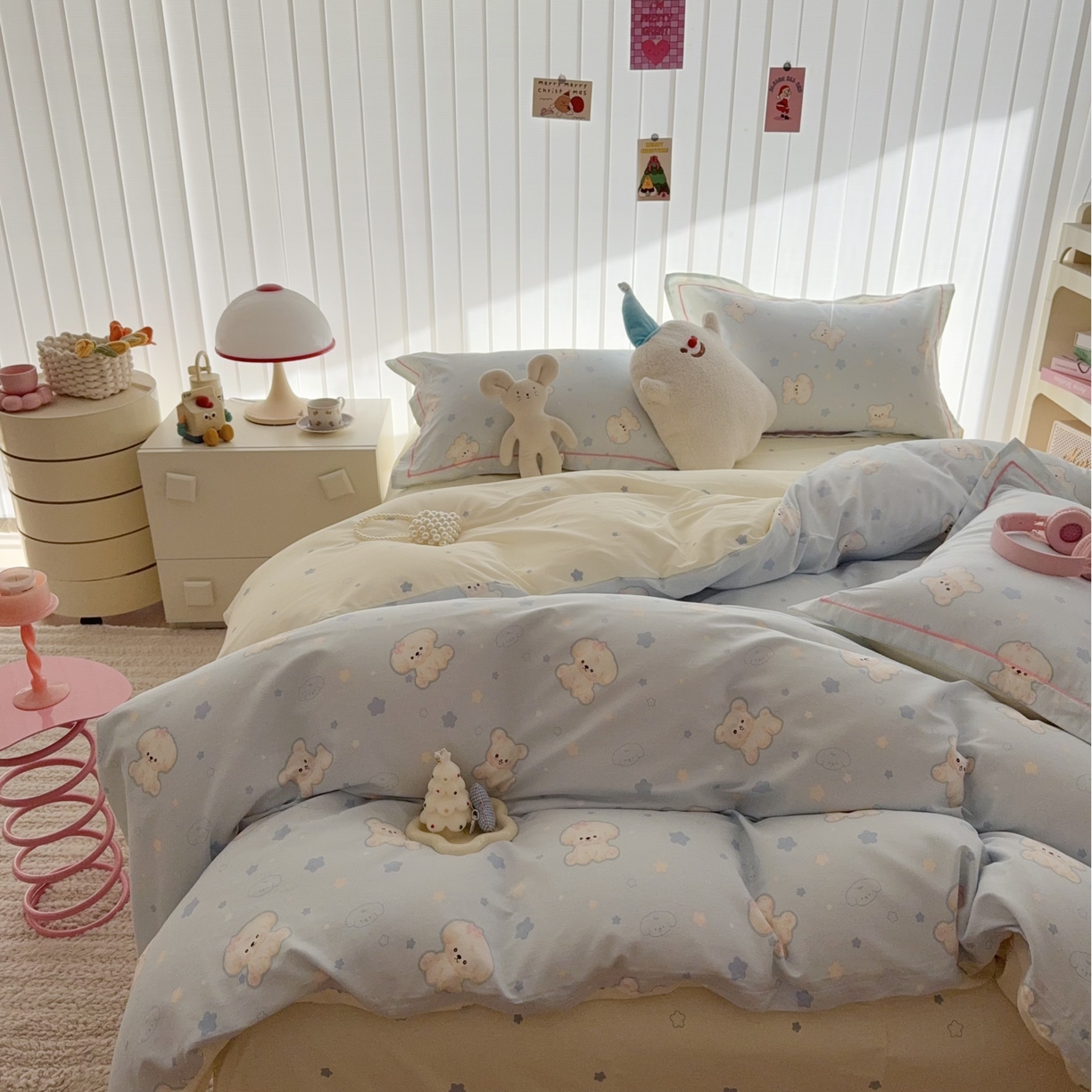 91家纺网 家纺一手货源 找家纺 于果 2025新款全棉13370四件套 小甜心