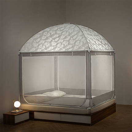 91家纺网 家纺一手货源 找家纺 （总）飞轮海2025春夏新款坐床式全包蚊帐-MZ-01