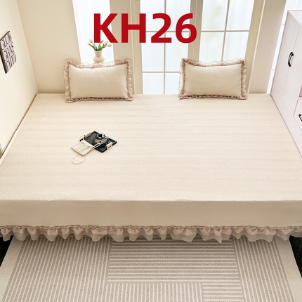 91家纺网 家纺一手货源 找家纺 （总）手艺人家纺 2025新款精美蕾丝花边款夹棉绗缝炕盖榻榻米炕垫防滑炕垫炕盖榻榻米炕垫榻榻米垫床盖榻榻米炕盖炕垫KH01-KH27