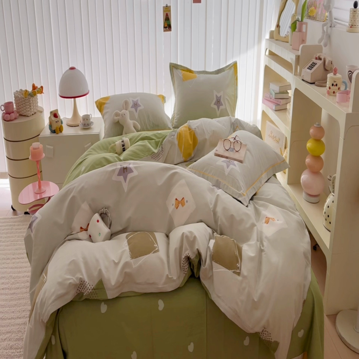 91家纺网 家纺一手货源 找家纺 （总）于果 2025新款全棉13370四件套