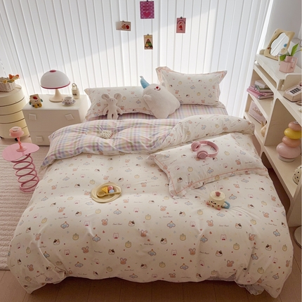 91家纺网 家纺一手货源 找家纺 （总）于果 2025新款全棉13370四件套