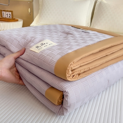 91家纺网 家纺一手货源 找家纺 （总）斯尔顿 2025新款华夫格凉感多功能夏凉被