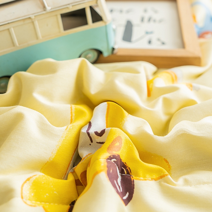 91家纺网 家纺一手货源 找家纺 暖阳 【同款地板价】2025年新款全棉印花棉花夏被四件套被子被芯 汽车乐园