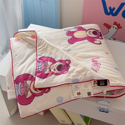91家纺网 家纺一手货源 找家纺 （总）暖生活 2025新款牛奶针织棉夏被-迪士尼系列