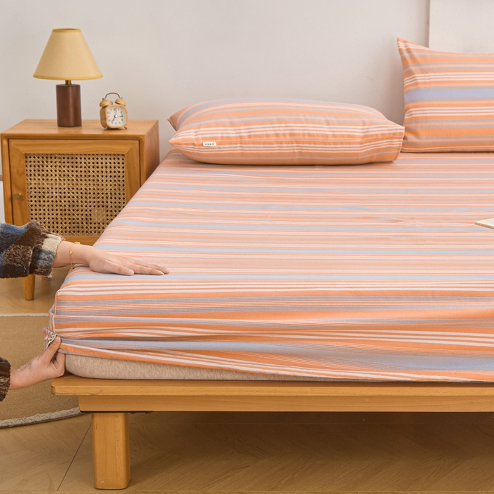 91家纺网 家纺一手货源 找家纺 首爱2025新款原棉老粗布床笠支持特殊规格定制 常年不断货 大批量供应  热恋