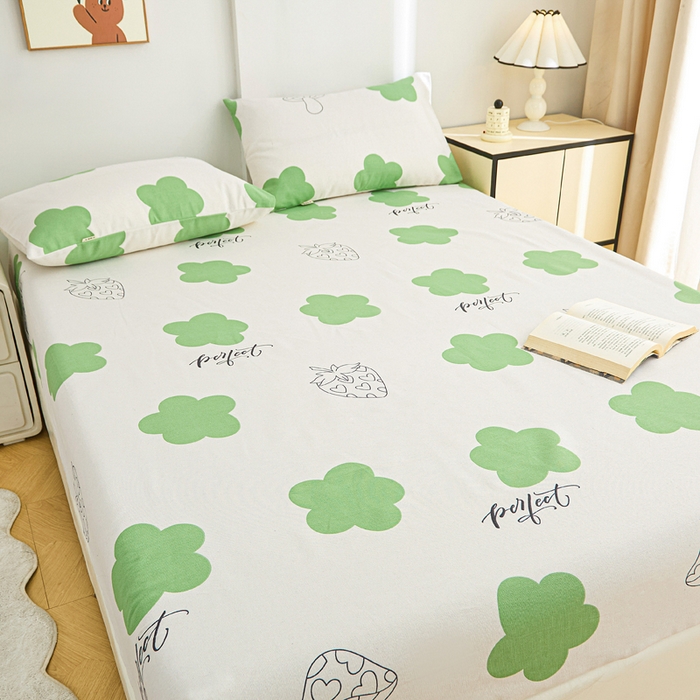 91家纺网 家纺一手货源 找家纺 首爱2025新款原棉老粗布床笠支持特殊规格定制 常年不断货 大批量供应  小花朵朵