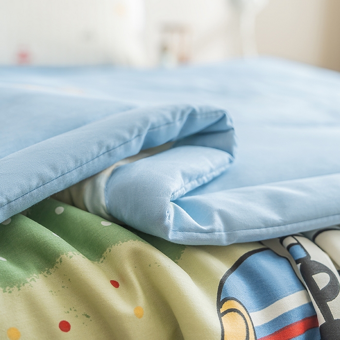 91家纺网 家纺一手货源 找家纺 暖阳 【同款地板价】2025年新款全棉印花棉花夏被四件套被子被芯 汽车世界