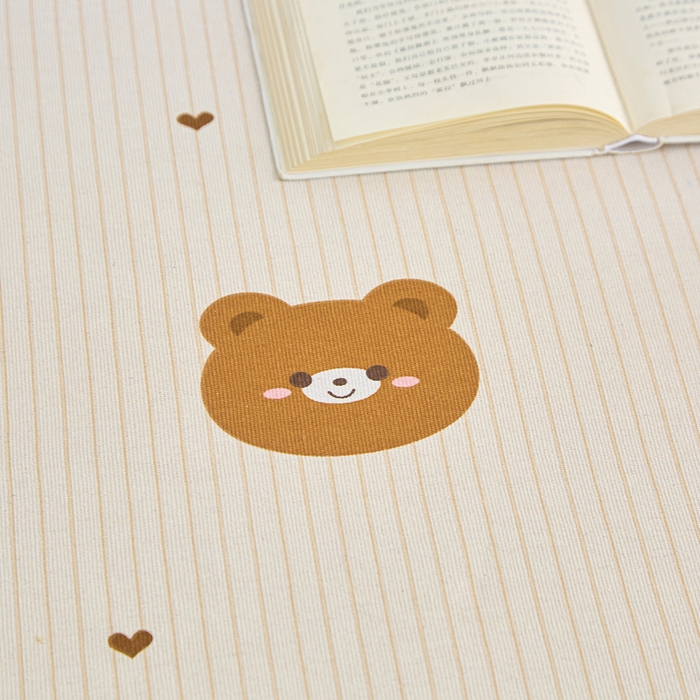 91家纺网 家纺一手货源 找家纺 首爱2025新款原棉老粗布床笠支持特殊规格定制 常年不断货 大批量供应  笑脸熊