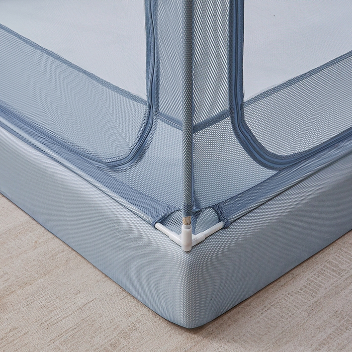 91家纺网 家纺一手货源 找家纺 （总）青竹苑2025新款花边款床笠底防摔坐床蚊帐-樱桃