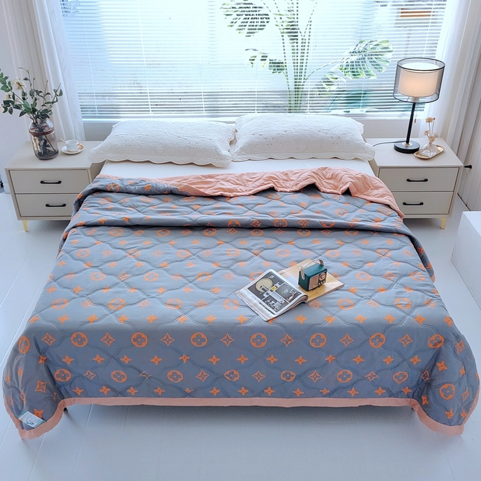 91家纺网 家纺一手货源 找家纺 伊凡 2025新款亲肤磨毛夏凉被印花夏被空调被礼品夏被跑量跨境外贸夏凉被 北欧风情