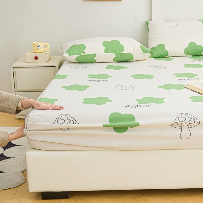 91家纺网 家纺一手货源 找家纺 首爱2025新款原棉老粗布床笠支持特殊规格定制 常年不断货 大批量供应  小花朵朵