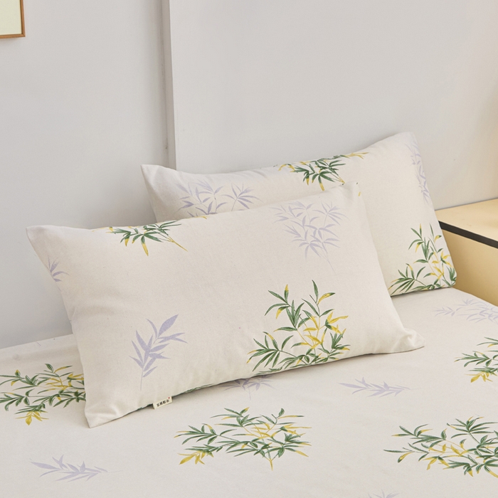 91家纺网 家纺一手货源 找家纺 首爱2025新款原棉老粗布床笠支持特殊规格定制 常年不断货 大批量供应  花漾