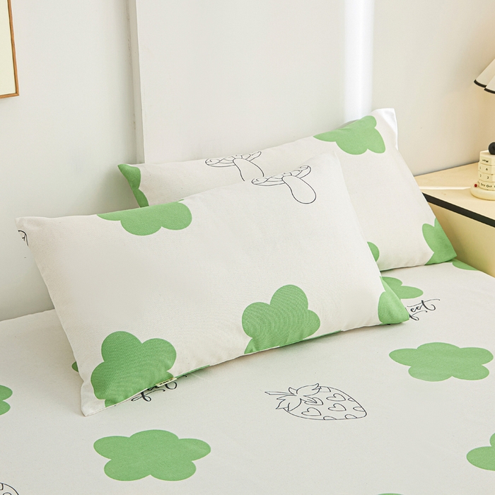 91家纺网 家纺一手货源 找家纺 首爱2025新款原棉老粗布床笠支持特殊规格定制 常年不断货 大批量供应  小花朵朵