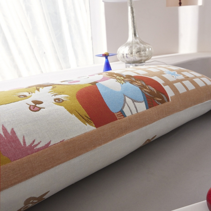 91家纺网 家纺一手货源 找家纺 （总）爱港家纺 2025新款全棉纱布长枕套，双人 单人 情侣款纯棉枕套枕巾