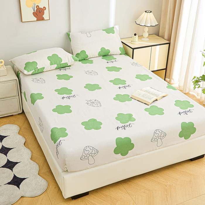 91家纺网 家纺一手货源 找家纺 首爱2025新款原棉老粗布床笠支持特殊规格定制 常年不断货 大批量供应  小花朵朵