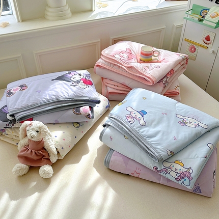 希诺2025春夏新款小版三丽鸥凉感夏被夏凉被空调被 组合图仅供展示