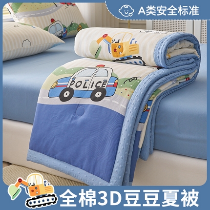 91家纺网 家纺一手货源 找家纺 （总）暖阳 2025年新款纯棉豆豆夏被夏凉被被子被芯